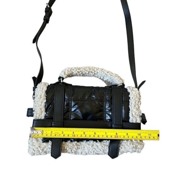 ZARA QUILTED CITY BAG Blogger’s Favourite Leather Sherpa - Picture 10 of 16